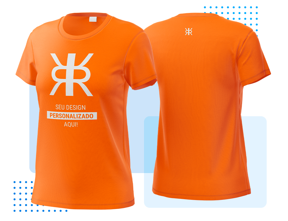 foto de camiseta laranja