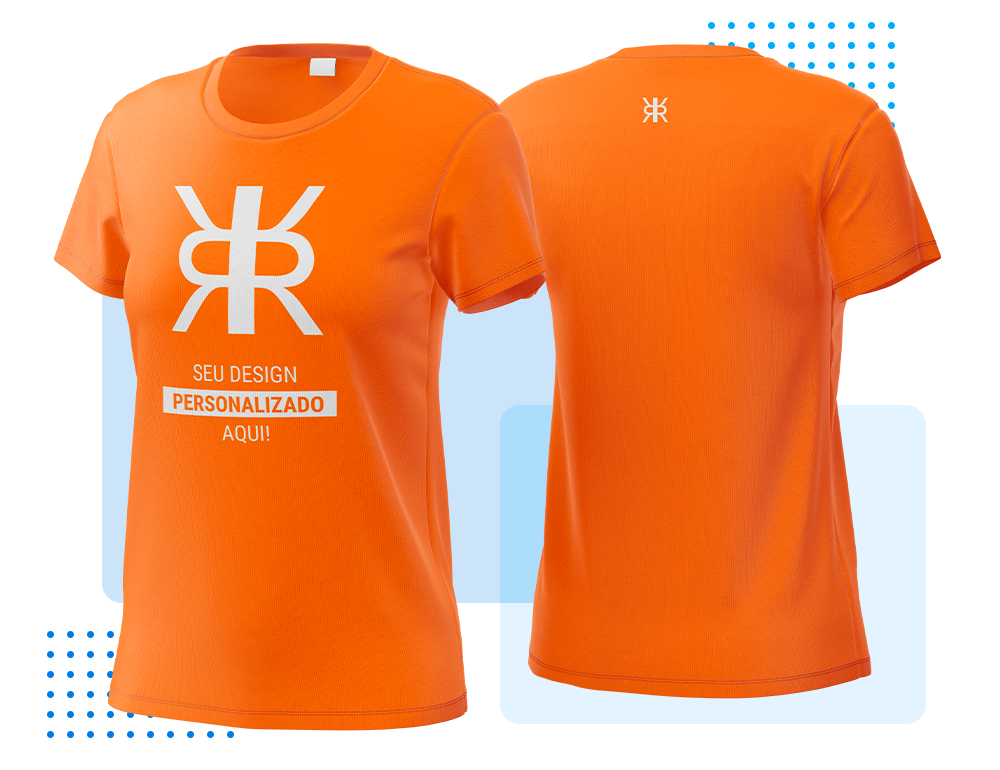 foto de camiseta laranja