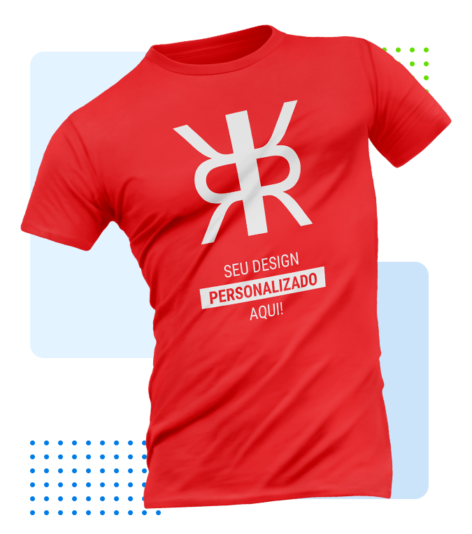 Foto de uma camiseta vermelha
