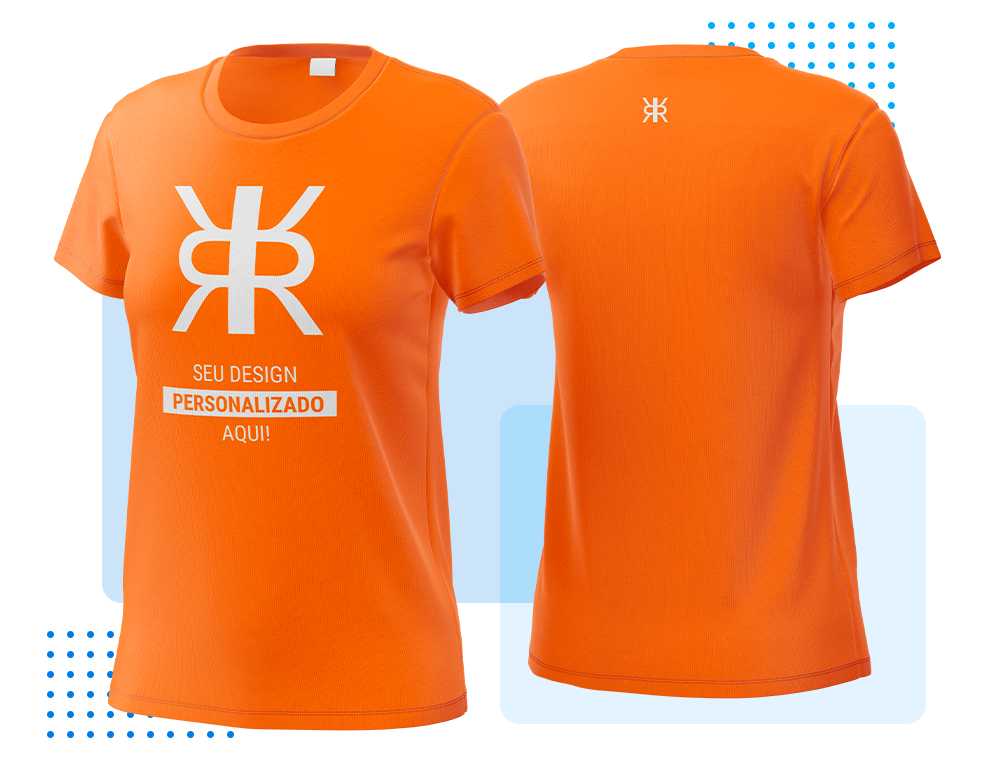 foto de camiseta laranja