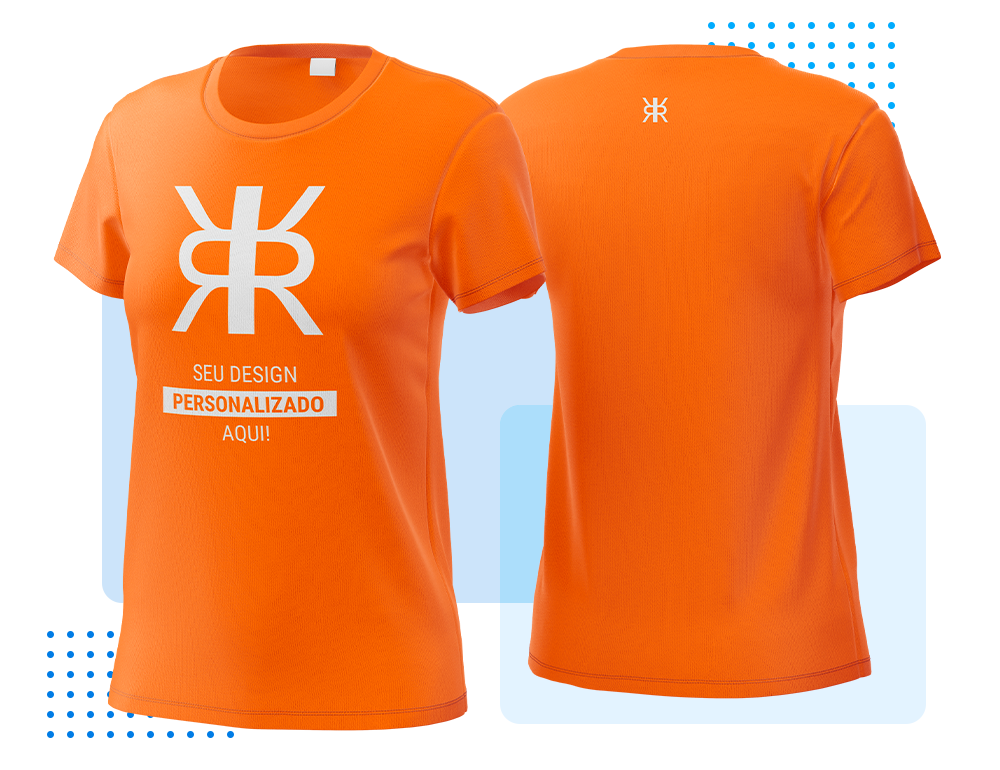 foto de camiseta laranja
