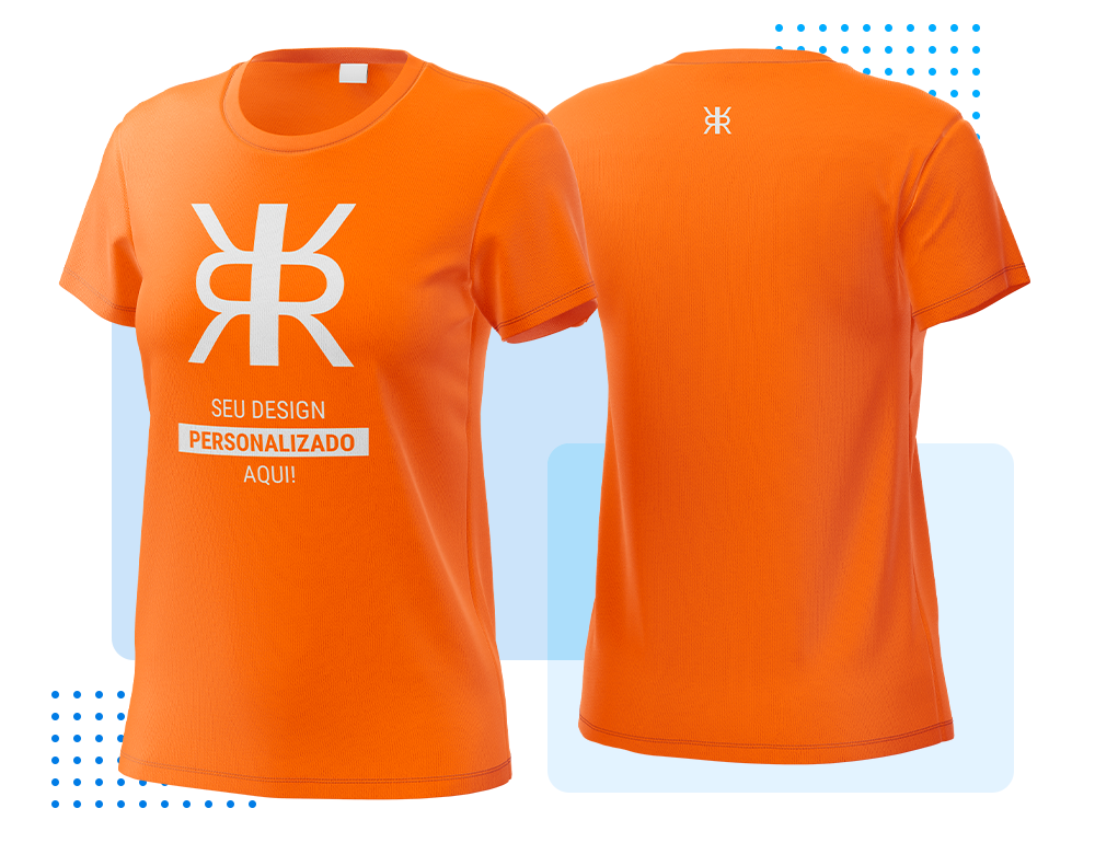 foto de camiseta laranja