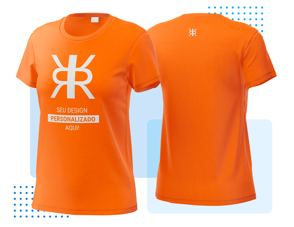 foto de camiseta laranja