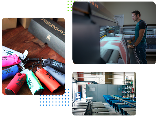 montagem com imagens da Rezgatte