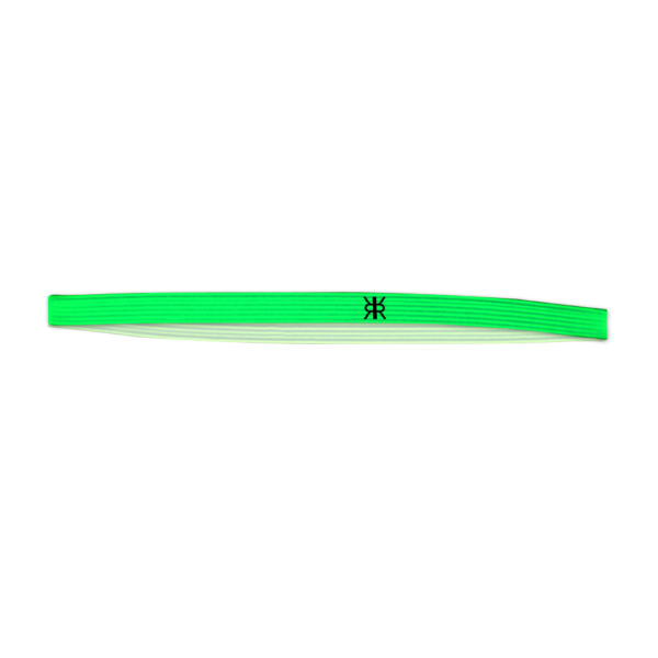 Fita de cabeça em elástico com silicone – Verde