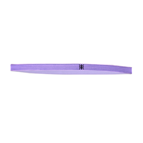 Fita de cabeça em elástico com silicone – Roxa